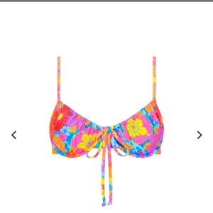 Kulani kini’s ruched underwire bikini top